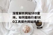 深度解析网站SEO查询，如何借助行者SEO工具提升网站排名