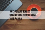 SEO网站排名精灵，揭秘如何轻松提升网站流量与排名