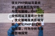 优化PHP网站流量统计: 浏览者行为分析与优化策略，PHP 全栈网站流量统计分析，优化策略及其影响分析，优化PHP全栈网站流量，行为分析与策略影响探究