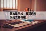 领流量网站，互联网时代的流量枢纽
