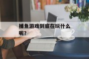 捕鱼游戏到底在玩什么呢？