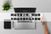 网站流量上线,揭秘提升网站流量的五大策略 网站流量上线,揭秘提升网站流量的五大策略