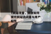 T网站流量，揭秘如何提升网站访问量与用户粘性