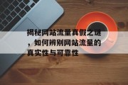 揭秘网站流量真假之谜，如何辨别网站流量的真实性与可靠性