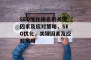 SEO优化排名的关键因素及应对策略，SEO优化，关键因素及应对策略