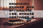 胶南站的SEO优化，提高网站流量、吸引新用户，胶南站SEO优化策略，提升网站流量与新用户的吸睛度，胶南站SEO优化，提升流量和新用户粘性