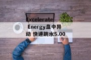 Excelerate Energy盘中异动 快速跳水5.00%