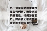 热门流量网站的重要性及如何利用，流量网站的重要性，挖掘潜在客户，提高转化率与盈利能力的关键因素分析