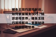捕鱼王技巧游戏解说，如何掌握捕鱼技巧，畅游游戏世界，捕鱼王技巧游戏解说，掌握秘诀，畅游游戏世界