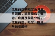 流量商店的概念及其应用范围，流量商店，概念、应用及前景分析，流量商店，概念、应用与前景解析