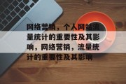 网络营销，个人网站流量统计的重要性及其影响，网络营销，流量统计的重要性及其影响