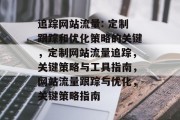 追踪网站流量: 定制跟踪和优化策略的关键，定制网站流量追踪，关键策略与工具指南，网站流量跟踪与优化，关键策略指南