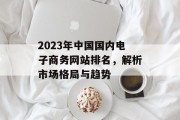 2023年中国国内电子商务网站排名，解析市场格局与趋势