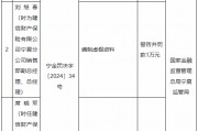 建信财险宁夏分公司被罚55万元：编制虚假资料 未按规定使用经备案的保险费率