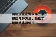 网站流量查询攻略，掌握这几种方法，轻松了解网站访问情况