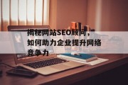 揭秘网站SEO顾问，如何助力企业提升网络竞争力