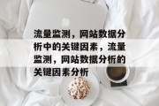 流量监测，网站数据分析中的关键因素，流量监测，网站数据分析的关键因素分析