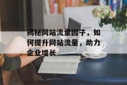 揭秘网站流量因子，如何提升网站流量，助力企业增长