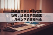 过关后酷霸王月亮收集攻略，过关后的酷霸王，月光之下的策略与攻略
