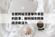 合肥网站流量攀升背后的故事，解码城市网络经济新活力