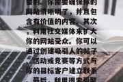如何增加网站流量，提高网站流量的方法有很多。首先，优化你的网站结构和内容是非常重要的。你需要确保你的网站清晰明了，并且包含有价值的内容。其次，利用社交媒体来扩大你的网站受众。你可以通过创建吸引人的帖子、活动或竞赛等方式与你的目标客户建立联系。最后，利用搜索引擎优化（SEO）技术可以帮助你提升网站的排名，从而吸引更多的潜在客户。