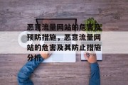 恶意流量网站的危害及预防措施，恶意流量网站的危害及其防止措施分析