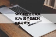 SBA通信公司跌0.91% 股价跌破200美元大关