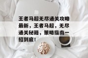 王者马超无尽通关攻略最新,王者马超,无尽通关秘籍,策略指南一招到底! 王者马超无尽通关攻略最新,王者马超,无尽通关秘籍,策略指南一招到底!