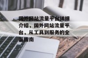 国外网站流量平台详细介绍，国外网站流量平台，从工具到服务的全面指南
