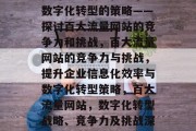 提升企业信息化效率与数字化转型的策略——探讨百大流量网站的竞争力和挑战，百大流量网站的竞争力与挑战，提升企业信息化效率与数字化转型策略，百大流量网站，数字化转型战略、竞争力及挑战深度解析