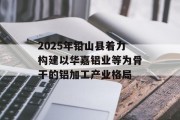 2025年铅山县着力构建以华嘉铝业等为骨干的铝加工产业格局