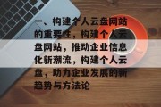 一、构建个人云盘网站的重要性,构建个人云盘网站,推动企业信息化新潮流,构建个人云盘,助力企业发展的新趋势与方法论 一、构建个人云盘网站的重要性,构建个人云盘网站,推动企业信息化新潮流,构建个人云盘,助力企业发展的新趋势与方法论