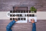 美国财政部连续第二周削减4周期、8周期国库券标售规模