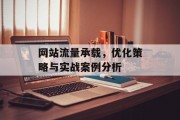 网站流量承载，优化策略与实战案例分析