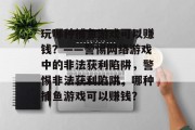 玩哪种捕鱼游戏可以赚钱？——警惕网络游戏中的非法获利陷阱，警惕非法获利陷阱，哪种捕鱼游戏可以赚钱？