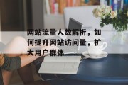 网站流量人数解析,如何提升网站访问量,扩大用户群体 网站流量人数解析,如何提升网站访问量,扩大用户群体