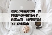 逃离公司通关攻略,如何避开各种困难关卡,逃离公司,如何顺利过关!避难指南