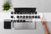 延安网站SEO优化策略，助力企业在线崛起的秘密武器