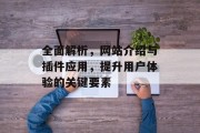 全面解析，网站介绍与插件应用，提升用户体验的关键要素