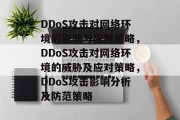 DDoS攻击对网络环境的影响与应对策略，DDoS攻击对网络环境的威胁及应对策略，DDoS攻击影响分析及防范策略