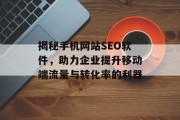 揭秘手机网站SEO软件，助力企业提升移动端流量与转化率的利器