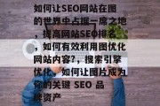 如何让SEO网站在图的世界中占据一席之地，提高网站SEO排名，如何有效利用图优化网站内容?，搜索引擎优化，如何让图片成为你的关键 SEO 品牌资产