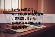 Bortato通关攻略，如何顺利通关游戏，策略篇，Bortato通关攻略解析及详细攻略分享