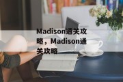 Madison通关攻略，Madison通关攻略