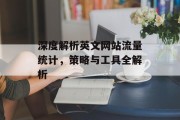 深度解析英文网站流量统计，策略与工具全解析