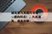 通关第九关图片攻略——通向终点！，九关通关，通关攻略！