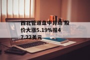 西北管道盘中异动 股价大涨5.19%报47.22美元