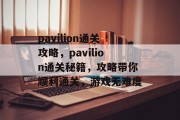 pavilion通关攻略，pavilion通关秘籍，攻略带你顺利通关，游戏无难度
