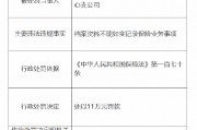中华财险渭南中心支公司被罚11万元：因档案资料不能如实记录保险业务事项