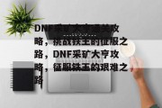 DNF采矿大亨通关攻略,挑战铁王的征服之路,DNF采矿大亨攻略,征服铁王的艰难之路